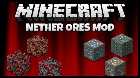 Netherores Mod 1710 164 More Ores In The Nether Mc Modnet