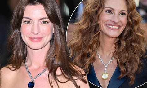 Anne Hathaway And Julia Roberts Walk The Cannes Film Festival Red