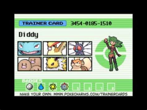Here is a list of restaurants that take red card only orders. My Pokemon Fire Red Trainer Card - YouTube