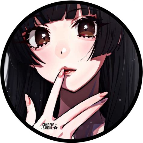♥︎ ─ ꢜ̸龘🈖 Icon Feminino · Sanchi ᝢ Desenhos De Anime Artistas Anime