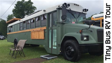 Loading Bus Camper Short Bus School Bus Conversion