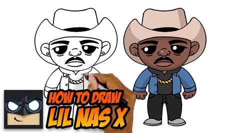 How To Draw Lil Nas X Step By Step Tutorial Youtube