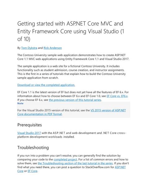 Getting Started With Entity Framework Core In Asp Net Core Models Hot