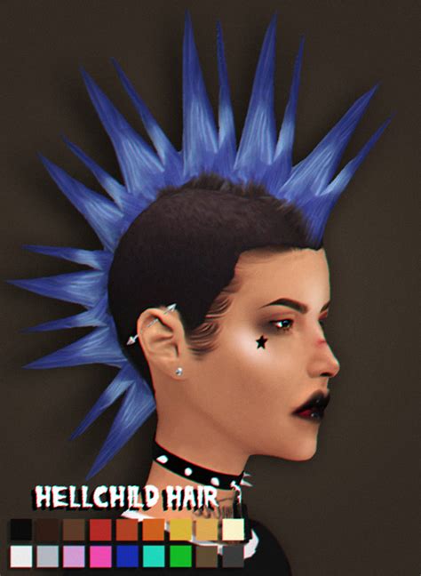 Best Sims 4 Mohawk Hair Cc All Free Fandomspot