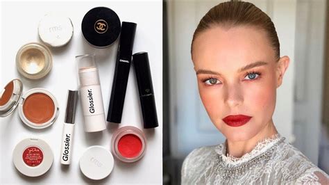 Kate Bosworth Makeup Bag Fresh Face With Pops Of Colour