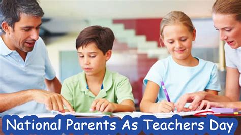 National Parents As Teachers Day Youtube