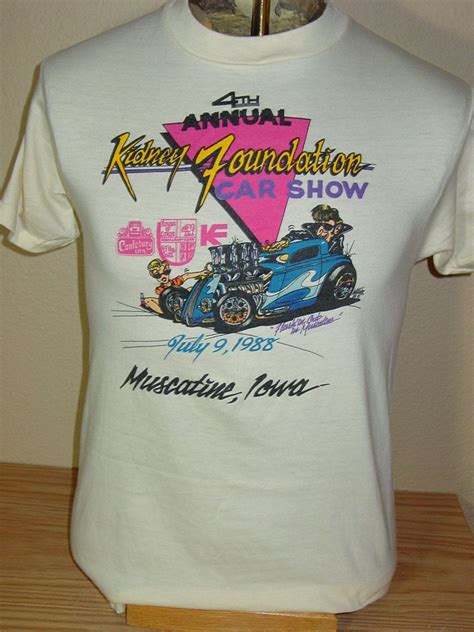 Vintage 1988 Car Show T Shirt Medium 5050 Shirts T Shirts For Women Vintage Tshirts