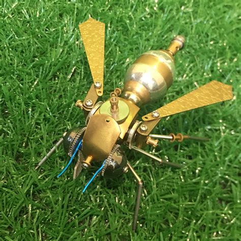 Bee Steampunk Iron Bug Metal Insect Handmade Insect Art Etsy