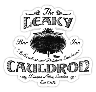 harry potter label Leaky Cauldron | Leaky cauldron, Harry potter birthday, Harry potter hogwarts