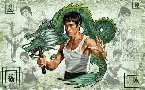 Bruce Lee Chinese Kung Fu Hd Desktop Wallpaper 12 Preview