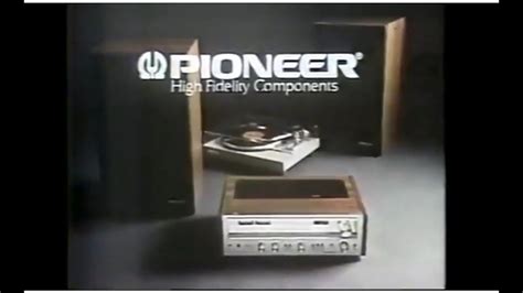 Pioneer Sx 780 Stereo Commercial 1978 Youtube