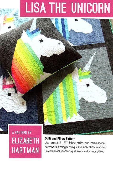 Lisa The Unicorn A Jelly Roll Friendly Quilt Pattern Etsy Quilt