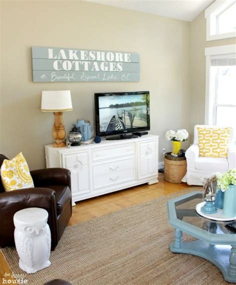 Lake Cottage Late Summer Beachy Decor House Tour Beach Cottage Style