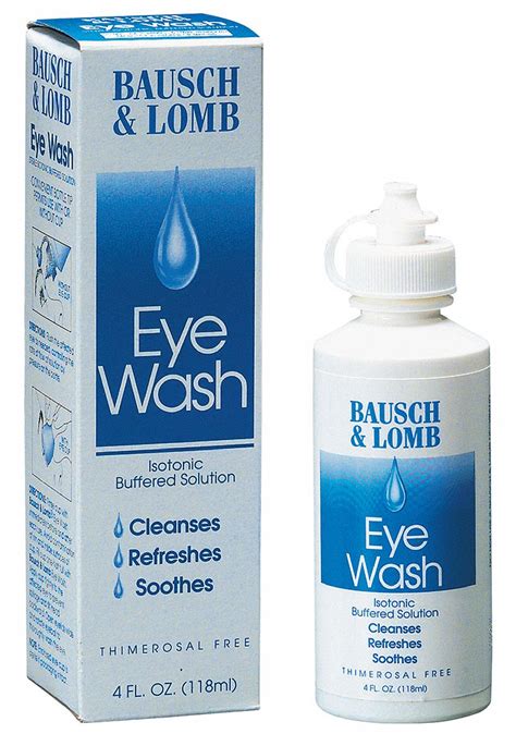 Bausch And Lomb Liquid Solution Bottle Personal Eyewash 3pvt2620252