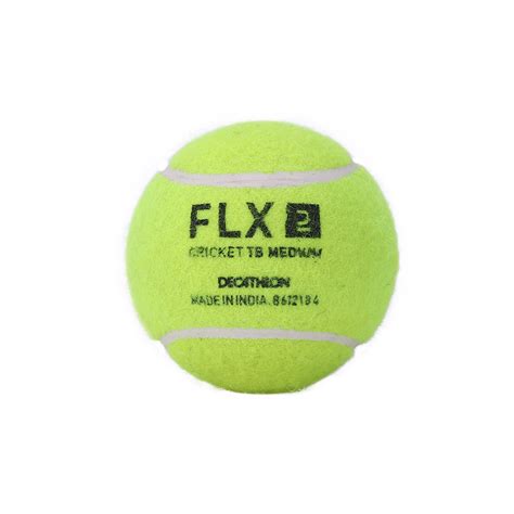 Buy Tb Medium Cricket Tennis Ball Lime Yellow Online Decathlon