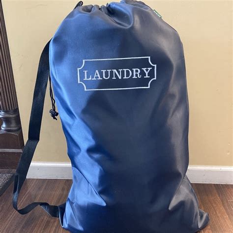 Personalized Embroidered Nylon Laundry Bag Etsy