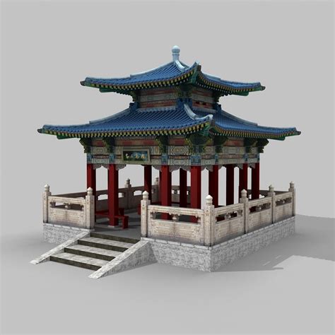 3d Traditional Chinese Building