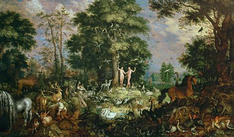Garden Of Eden Painting By Roelandt Jacobsz Savery