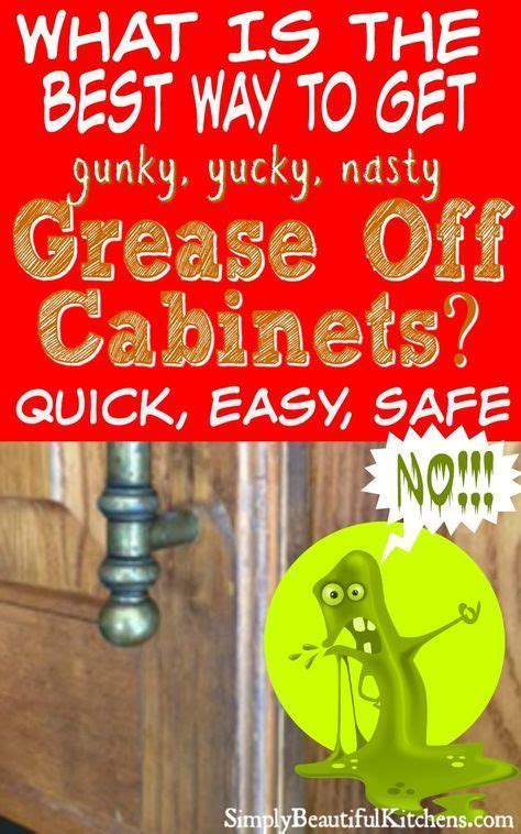 Wipe the cleaner on drawer pulls and door handles. Get Grease Off Kitchen Cabinets - Easy and Naturally ...