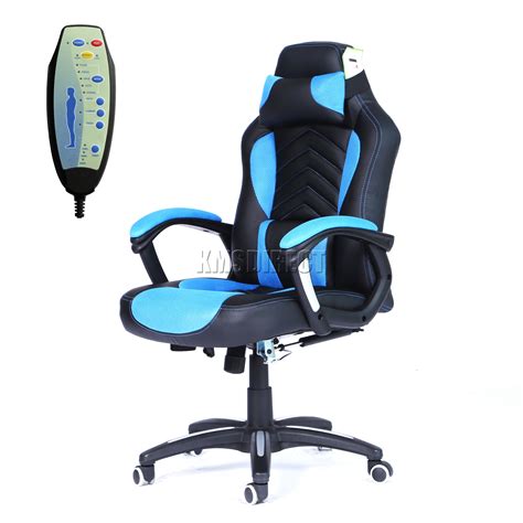 Massage executive office chair,swivel gaming chair,racing computer game chair,ergonomic pu leather chair with linkage armrest,executive desk chair with footrest. WestWood Heated Massage Office Chair - Gaming & Computer ...