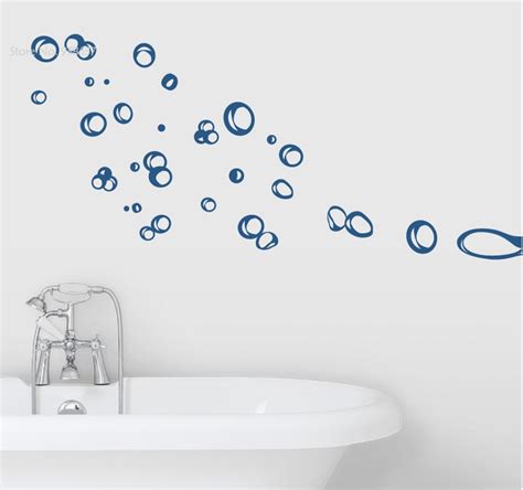 Floating Bubbles Wall Decals Bathroom Creative Underwater Themed Room Decoration Decal Mural