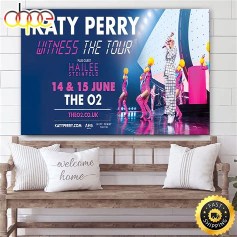 Katy Perry Tour 2023 Las Vegas Events Calendars Poster Canvas
