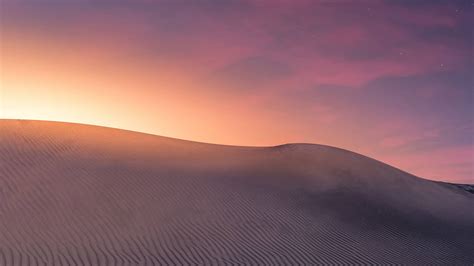 Hd Wallpaper Desert Dunes Sunset Canary Islands Spain