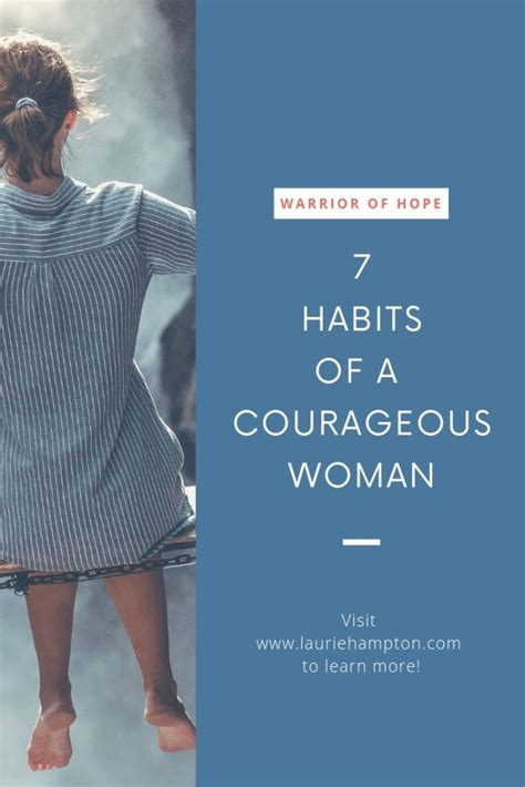 7 Habits Of A Courageous Woman