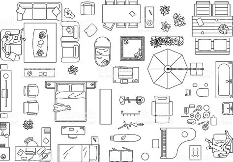 Floor Plan Furniture Symbols Free Download Image To U