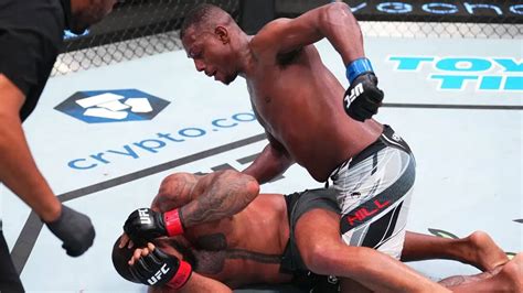 UFC Finished It Jamahal Hill Defeated Thiago Santos By TKO In The