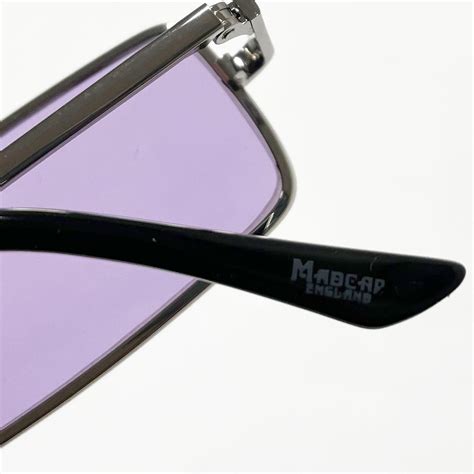 mcguinn madcap england 1960s granny glasses purple