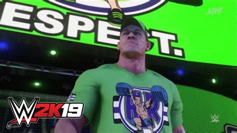 Wwe 2k19 John Cena Entrance Video Youtube