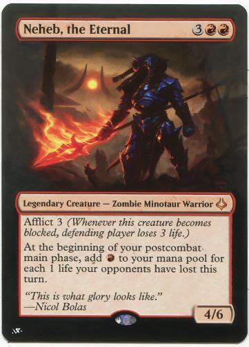 Neheb The Eternal Mtg Altered Art Cards Magic The Gathering Cards