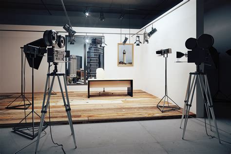 Film Studio With Cameras And Movie Equipment The Editing Company