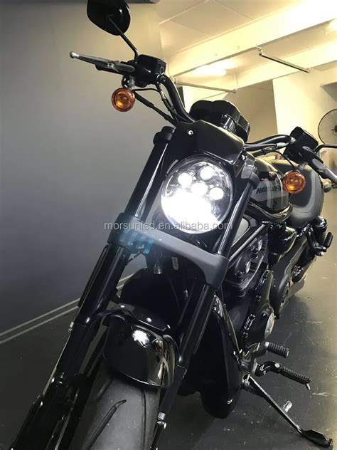 Brightest 7 Inch Headlamp For V Rod Vrod Harleys Led Lights Auto Part