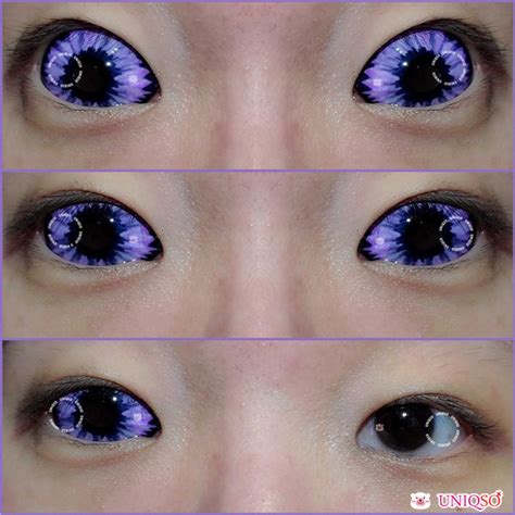 Sweety Violet Sclera Contacts Elf Purple Uniqso