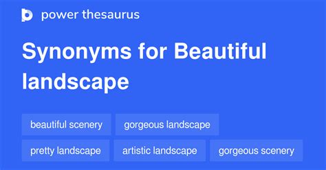 Beautiful Landscape Synonyms 109 Words And Phrases For Beautiful