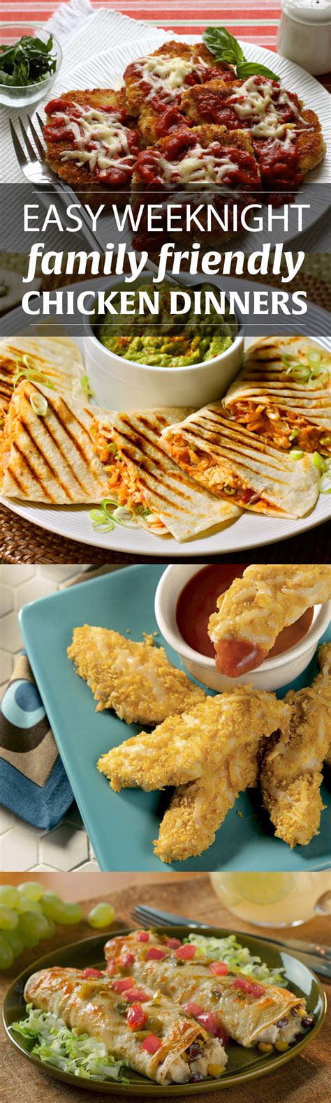 Easy Weeknight Chicken Dinners for the Family | Chicken ...