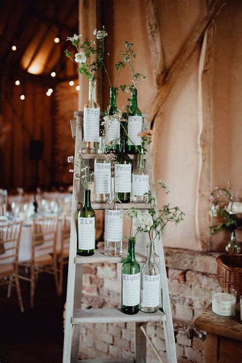 20 Vintage Rustic Wedding Decoration Ideas With Ladders