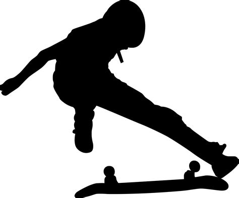 Skateboard Silhouette Transparent Png All