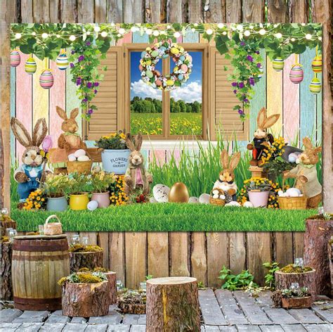 Easter Outdoor Backgrounds Easter Themed Party Backgrounds Easter Egg