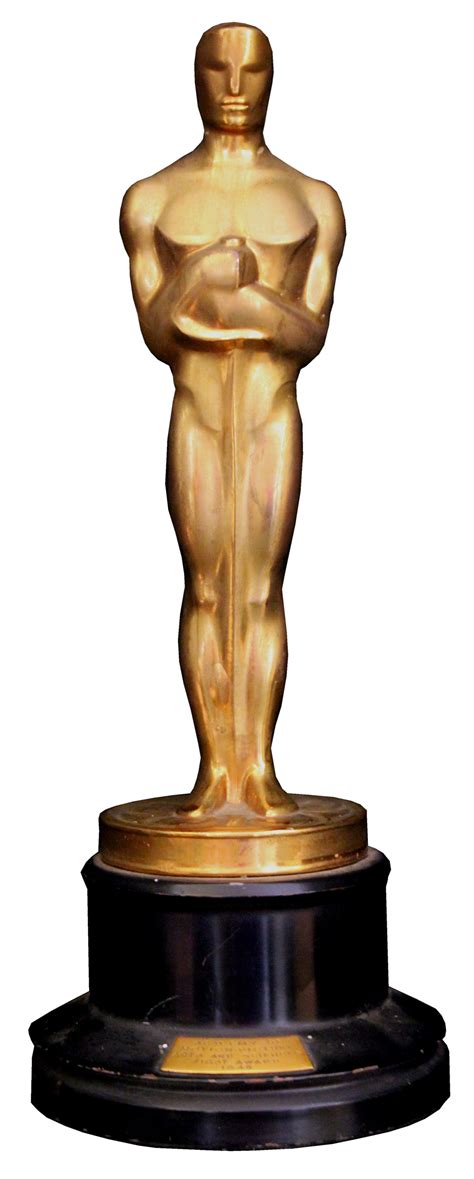 Academy Award Statue Png Oscar Trophy Png Transparent Clip Art Library