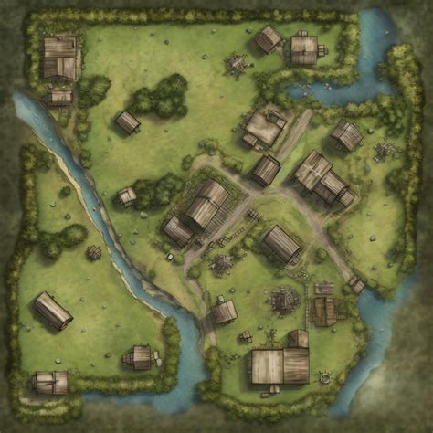 10 Town Battle Maps Dnd Battle Map Pathfinder Dandd Battlemap