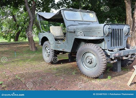 Old Military Jeeps Were Used In The War Editorial Stock Photo Image