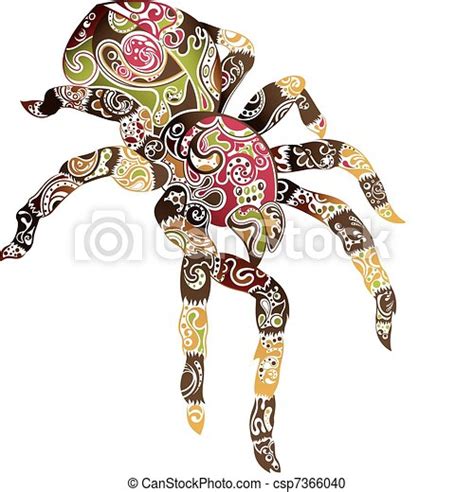Vector Clipart Of Abstract Spider Illustration Of Abstract Spider