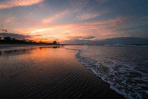 Sunset At Byron Bay Australia Stock Photo Image Of Summer Moody