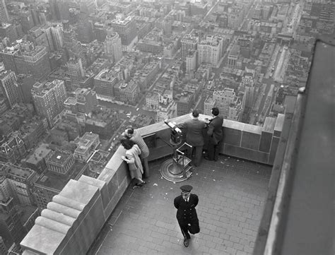 on top of the empire state building nyc 1947 r thewaywewere
