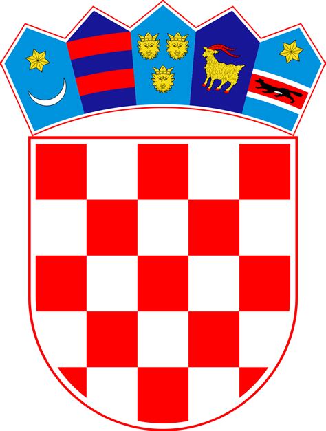 Red and white shield logo art. Coat of arms of Croatia - Wikipedia