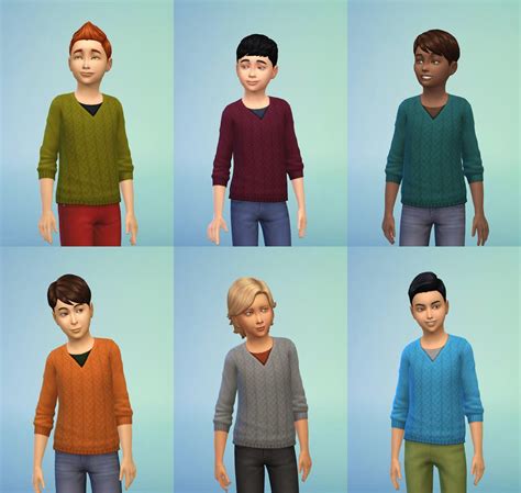 Sims 4 Custom Content Finds More Children Clothes For