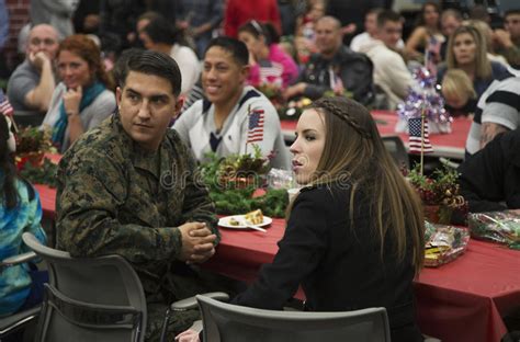 Christmas in san diego is a wonderful time of year where the good in even the worst people come out. Christmas Dinner For US Soldiers At Wounded Warrior Center, Camp Pendleton, North Of San Diego ...